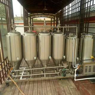 豪魯100L啤酒發(fā)酵系統